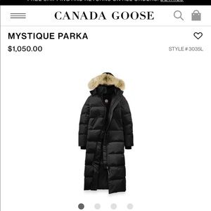 Canada Goose Mystique Parka